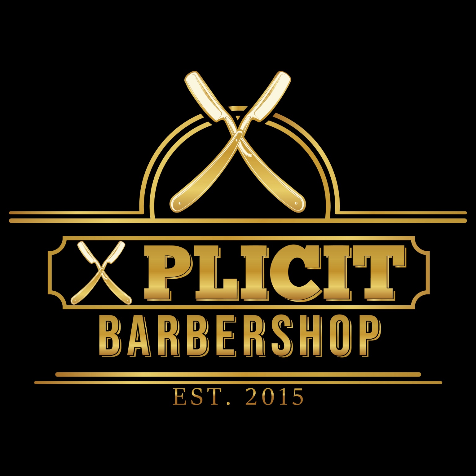 Xplicit Barbershop logo
